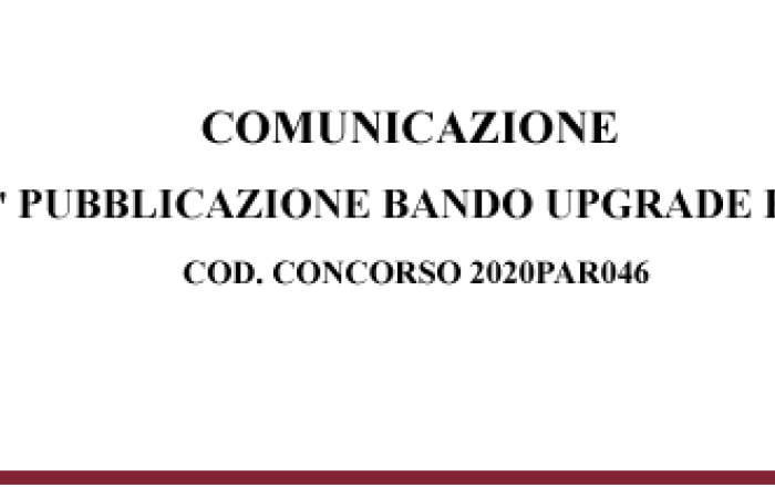 Chirurgia Generale e Specialistica Paride Stefanini - Pubblicazione Bando - Upgrade PA - CODICE CONCORSO 2020PAR046