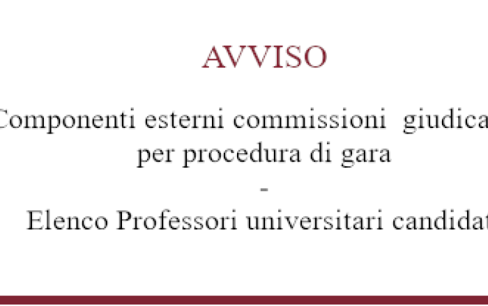 procedure di gara commissioni giudicatrici