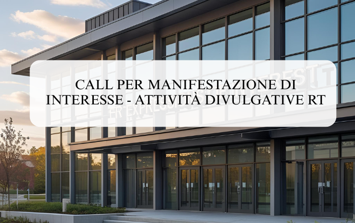 Call per manifestazione di interesse_ attività divulgative RT
